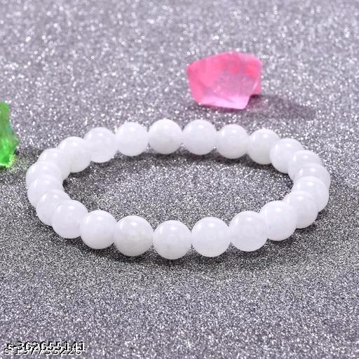 white Glass pearl beads Bracelet for women and girls Best Friend Relationship Protection Stone Beads Bracelets