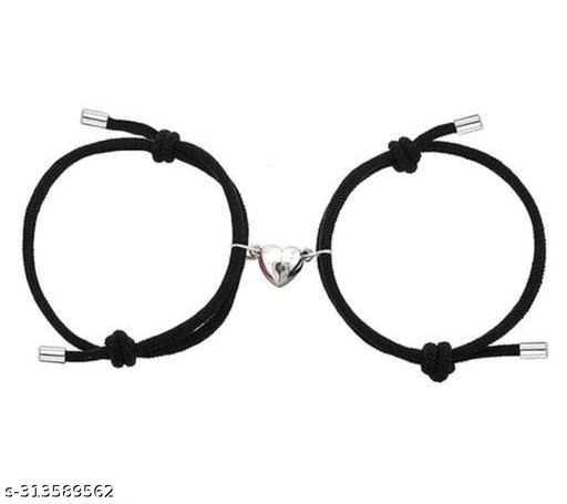 Valentine specia Adjustable l Couple heart magnet bracelet for men &women