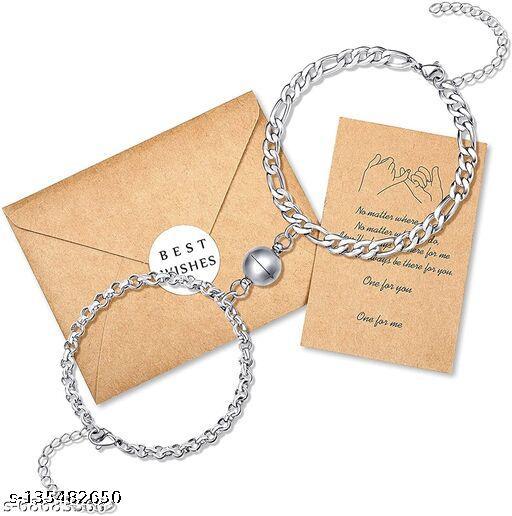 New Design Magnetic Couple Bracelets For Lover Men Women Love chain link bangle charm bracelet