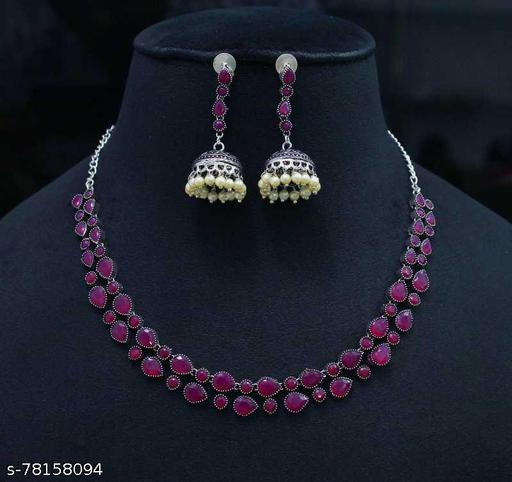 3391-red jewellery set