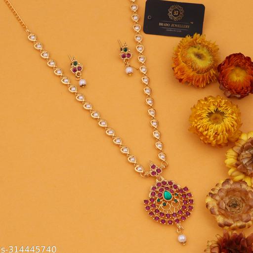 JD-SUPERSTORE-Brass-Gold-Plated-Pearl-Necklace-Set-For-Women-And-Girl