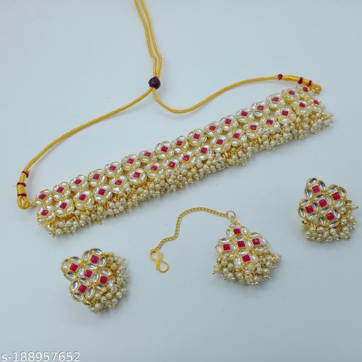 Twinkling-Chunky-Women-Necklaces-&-Chains-Jewellery-Set