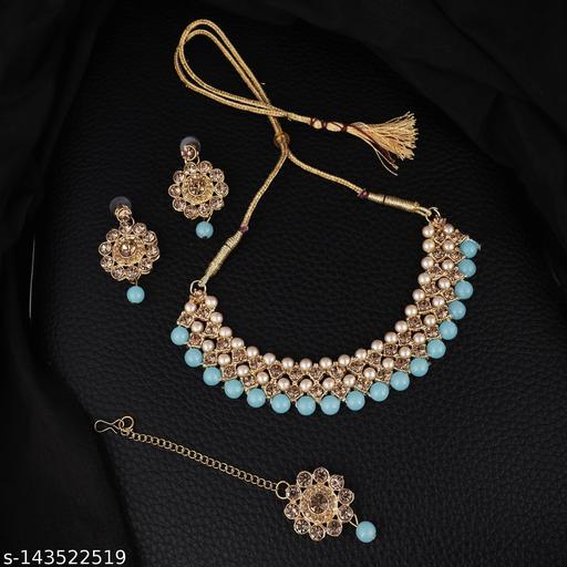 Alloy-Jewel-Set-(Turquoise)Jewellery-Set
