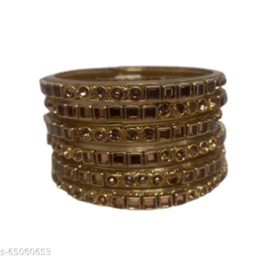 Kundan ring handcrafted women bangle