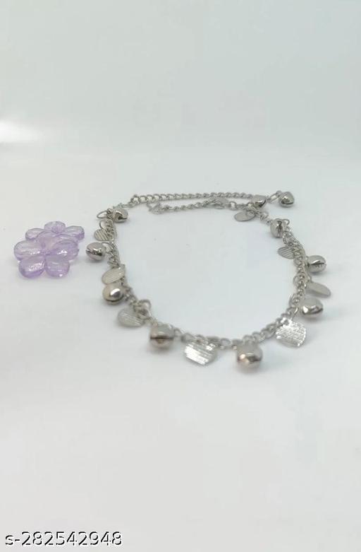 Silver anklet