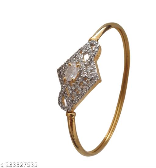 AD Wrist Bracelet with Gold Poilsh, White and Gold Color suitable for 2.4, 2.6 and 2.8 Hands