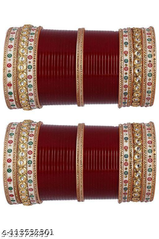 PEHNAVA BY JC CHUDA\ CHOODA\ BRIDAL CHUDA\ BRIDAL CHOODA\ CHURA\ CHOORA\ CHURA FOR WOMEN CHUDA FOR WOMEN/ FANCY CHUDA/ TRENDY FANCY CHOODA BANGLES/ BEAUTY AND ETHNIC WEAR JEWELLERY BANGLES/ WOMEN BANGLES/ CHUDA FOR GIRLS/ PUNJABI CHUDA | RAJASTHANI C