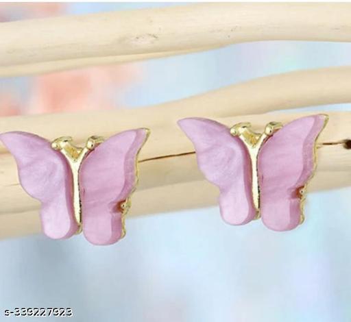 Stylish Cute Small Butterfly Earring Set Combo(4 Pairs) For Women Girls Kids Jewellery combo