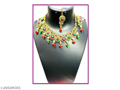 HIFI-BRANDS-MULTI-COLOR-GOLD-PLATED-NECKLACE