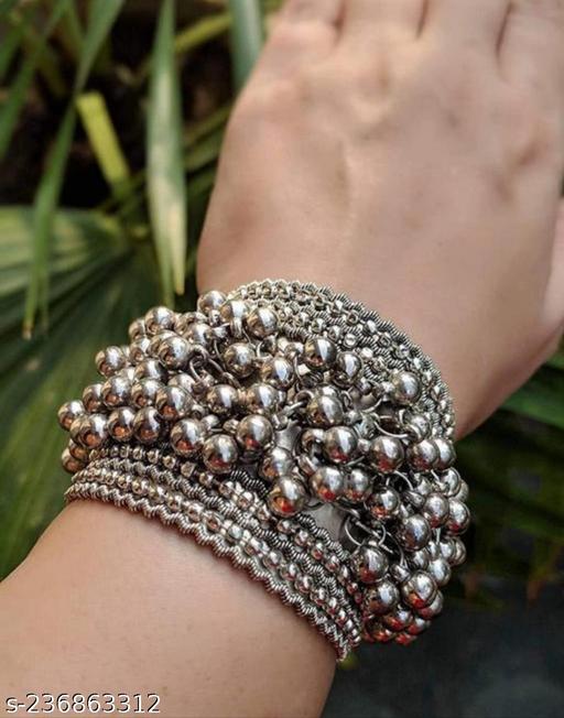 SPARKLIZA Indian traditional gungroo kada arrmlet ethic wear trending jewellery girls and women