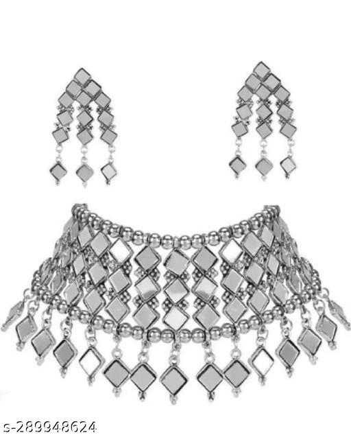 Thunder-Mirror-Work-Choker-Set-with-Mirror-Earrings-and-Mirror-Bracelet-Top-Latest-Trend-Jewellery