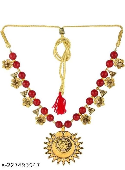 Latest-Stylish-Traditional-Gold-Plated-Necklace-Jewellery-Set-for-Women(10052s)