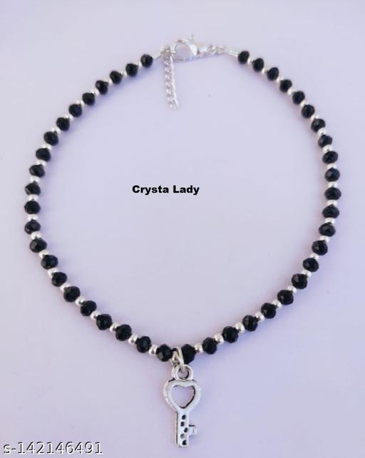 Small Key Pearl Anklet For Girls And Women