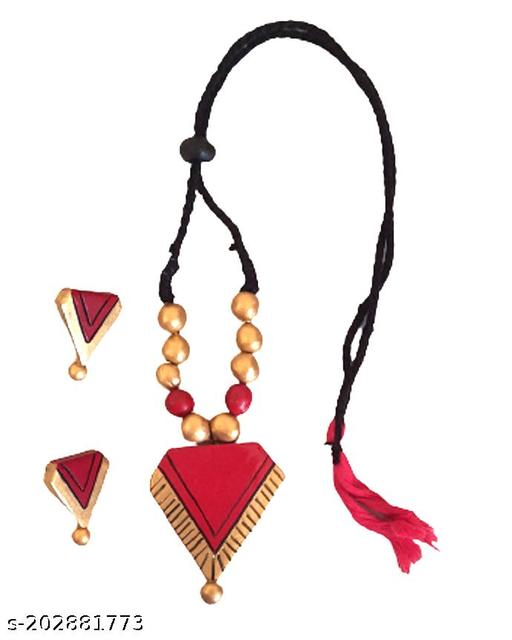 Terracotta-Jewellery-Necklace-with-Earrings-for-Women-and-Girls-Jewellery-Set
