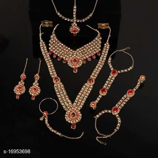 Red-Golden-Kundan-Bridal-Set-for-Women
