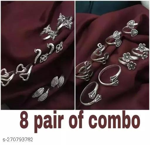 Women's Silver Plated Anklets & Toe Rings