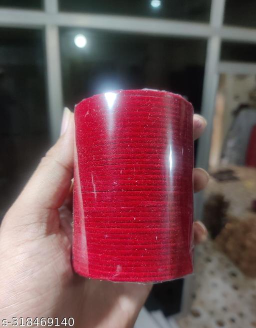 Red metal bangle pack of 36 bangle
