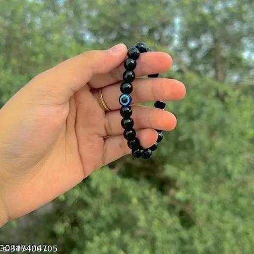 TC EVIL EYE BRACLET BLACK AND WHITE