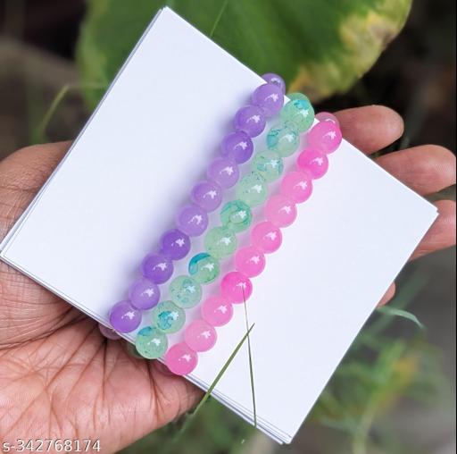 Pink Purple Pista combo Bracelet pack of 3