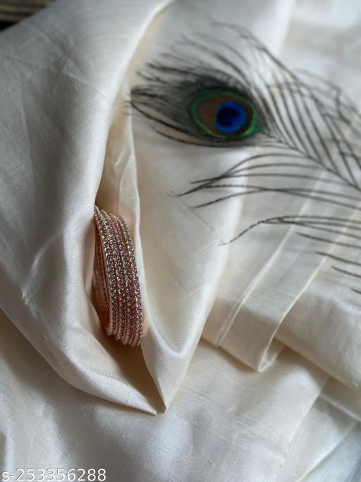 AMERICAN DIAMOND ROSEGOLD WHITE STONE BANGLES