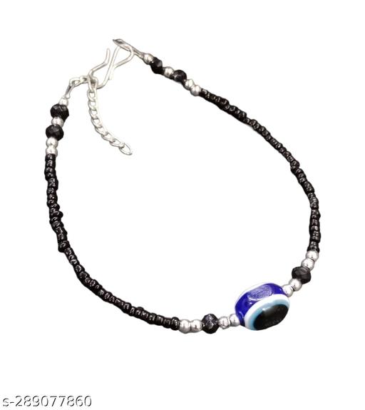 NEELAM TRENDY DESINE EVIL EYE BLACK BEADED BRACELET FOR GIRLS & WOMEN