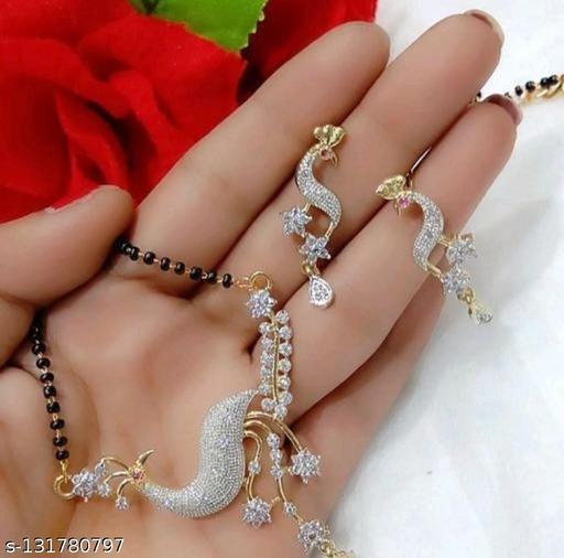Angel-Uniq-Designer-American-Diamond-Black-Beads-Gold-Plated-Mangalsutra-For-Women