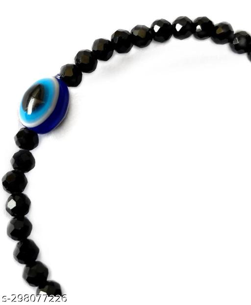 Stambhini Anklets, Evil Eye Anklets for Women Girls,Evil Eye Charms Black Thread Adjustable Anklet For Women Girls (Pack Of 2) Anklets For Women