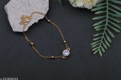 Shiny Jewellery Gold Diamond Bracelets & Bangles For Women