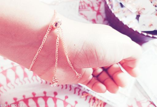 Rose gold adjustable American diamonds Braclet