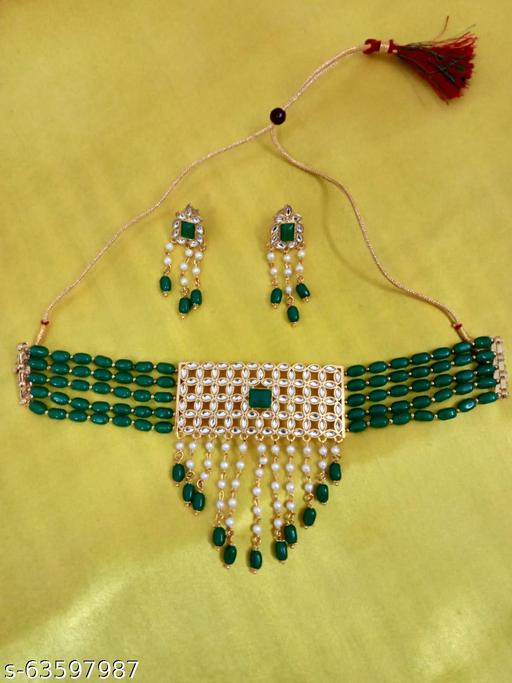 JewMe@Green-rectangular-necklace