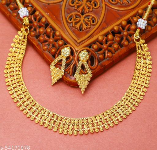 One-Gram-High-Gold-Guaranteed-Plated-Jewellery-Necklace-Set-For-Women-Girls