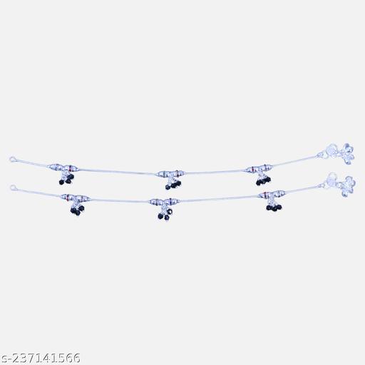 Black beads anklet for girls and womens