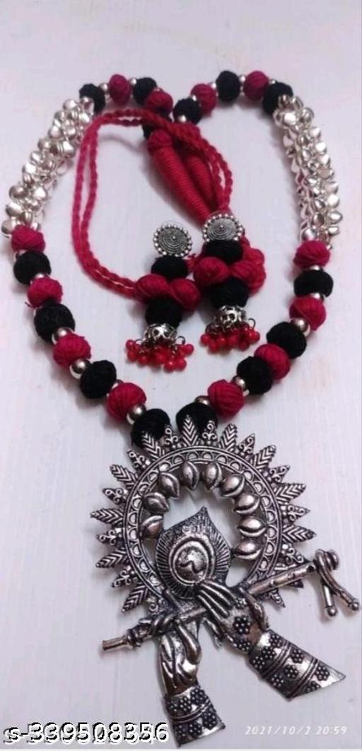 Oxidised-radhakrishnan-necklace-jewellery-for-women-and-girls