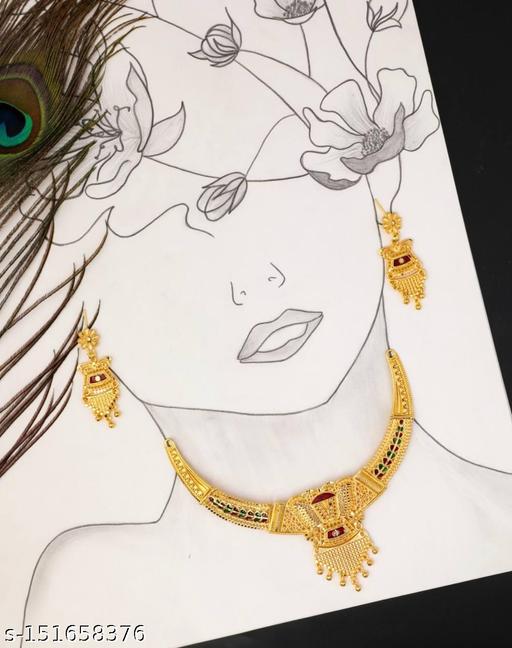 gold-pated-women-jewellery-set-with-earrings