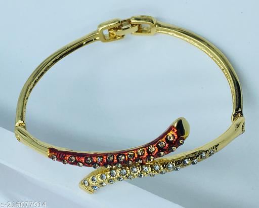 Alloy Crystal Gold-plated Bracelet