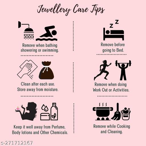 LC Jewelz Stylish American Diamond Stud Earrings For Women and Girls.