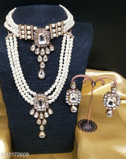 White-Jadex-3-Line-Pearl-Mala-Combo-Set