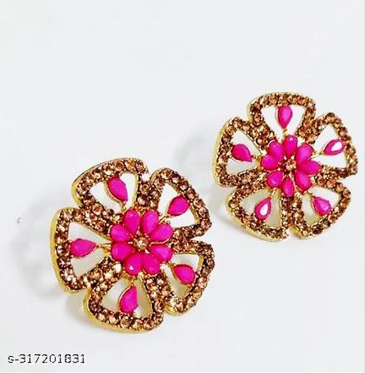 Pink over sized studs