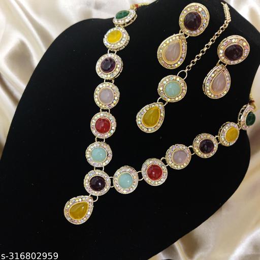 Beautiful-Rainbow-stone-studded-studded-necklace-set
