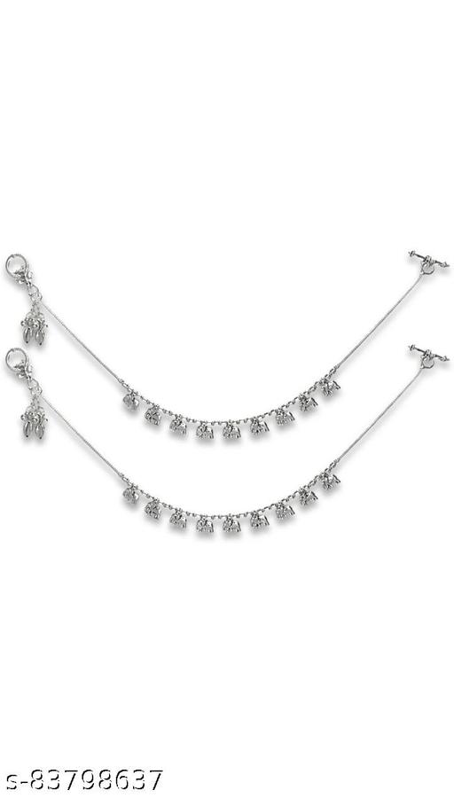 silver anklet payal for girls and womens