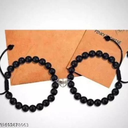 TC BOTH BLACK BEAD BRACLET