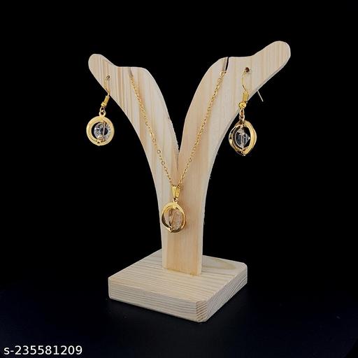 LATEST-DESIGNER-FENCY-DIAMONDS-PENDENT-CHAIN-WITH-ERRINGS...Jewellery-Set