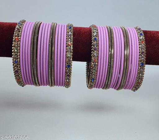 R D Handicraft Fancy Bangle Set ( Pack of 36 pcs )