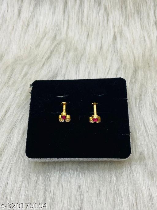3 STONE EARRING FOR WOMENS AND GIRLS