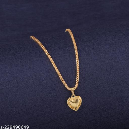 Jewellery-Gold-Plated-Combo-Of-3-Necklace-Chain-For-Women-and-Girls-Design-by-Delfa