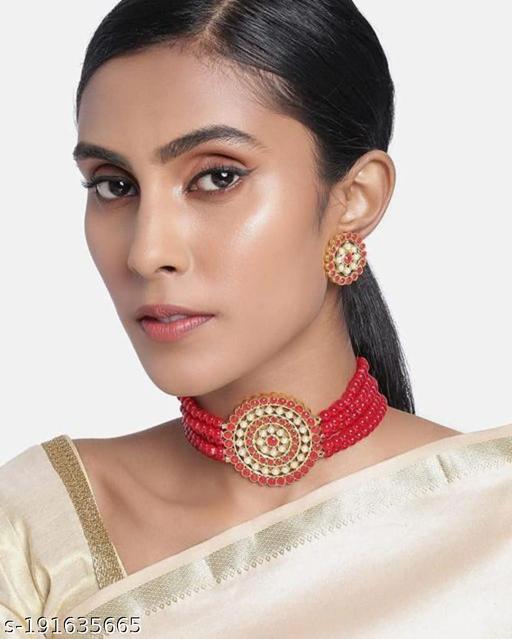 Red-And-Yellow-Choker-Set