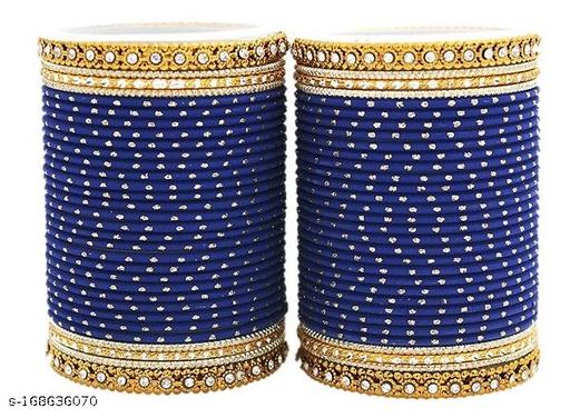 Unity Fashion Partywear Metal Bangles Set For Women & Girls Bracelet & Bangles