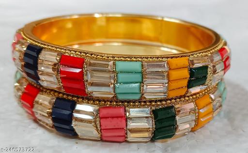 Multi colour sarostri bangles