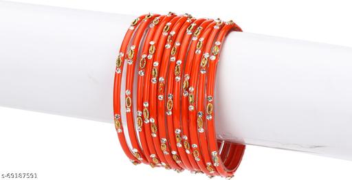 Somil New Designer Combo Of Colorful Glass Bangle/Kada Set_Bridal476