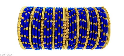 Rajnesh Febric bangle set party wear chhoda set for women & girls (pack of 34)
